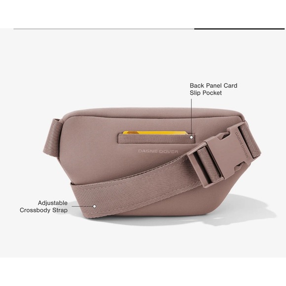 Dagne‎ Dover ACE Fanny Pack NWOT Neoprene Camel $95 - Picture 14 of 16